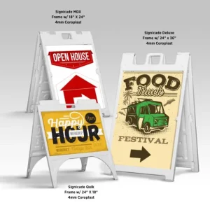 A-Frame Signs Sidewalk Signs