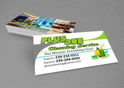 Tarjetas de Presentación Business Cards naples FL cleaning service