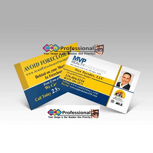 Real State Custom Business Cards Naples Fl For Realtors And Property Agents – Mvp Realty