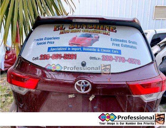 Vehicle - Car Wrap- Truck- vinyl graphic and lettering es