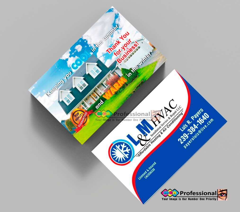 air conditioning business cards naples fl