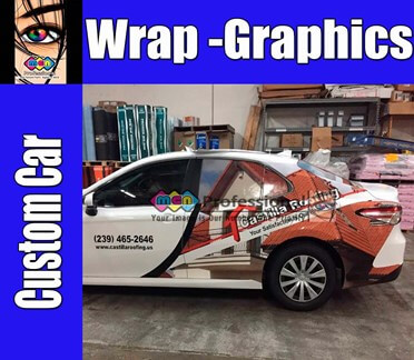 custom car wrap and graphics