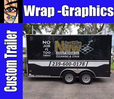 custom remolque trailer wrap and graphics