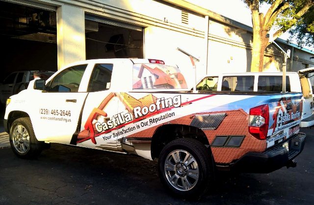 pickup truck semi wraps 2 castilla roofing