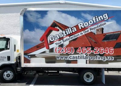 Truck Wraps Castilla Roofing