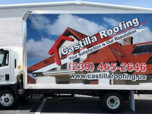 Truck Wraps Castilla Roofing