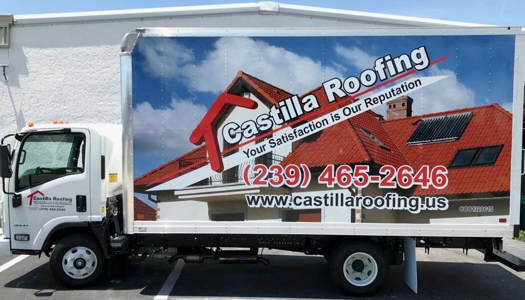Truck Wraps Castilla Roofing
