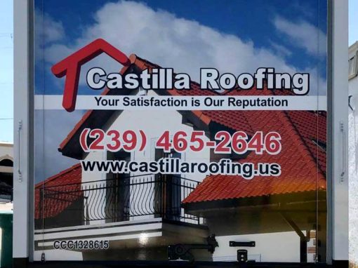 Castilla Roofing Truck Wraps