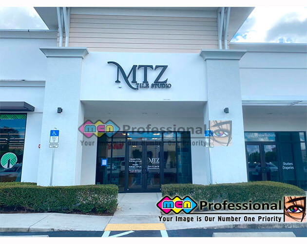 wall lettering exterior signs naples fl mtz tile studio