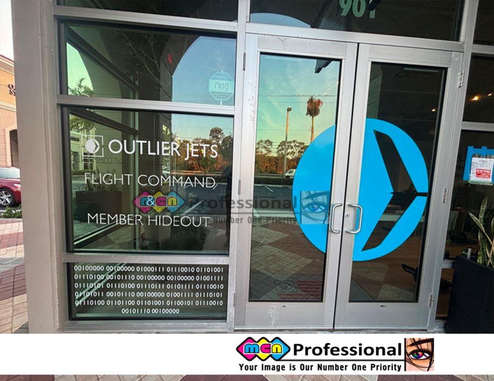 window lettering and graphics custom naples